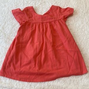 Coral Summer Little Girls Top